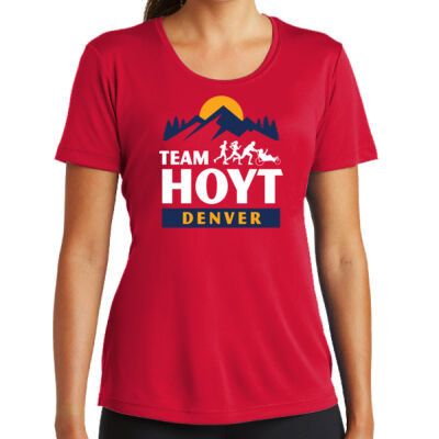 Printed - Ladies PosiCharge® Competitor™ Tee Red Thumbnail