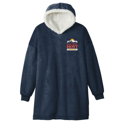 Embroidered - Mountain Lodge Wearable Blanket Navy Thumbnail