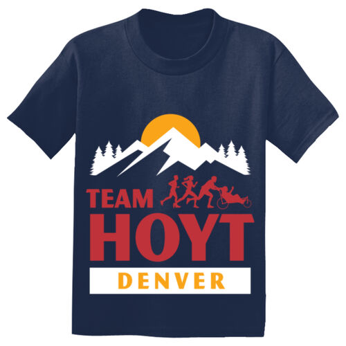 Printed - Youth PosiCharge ® Competitor Tee Navy Thumbnail